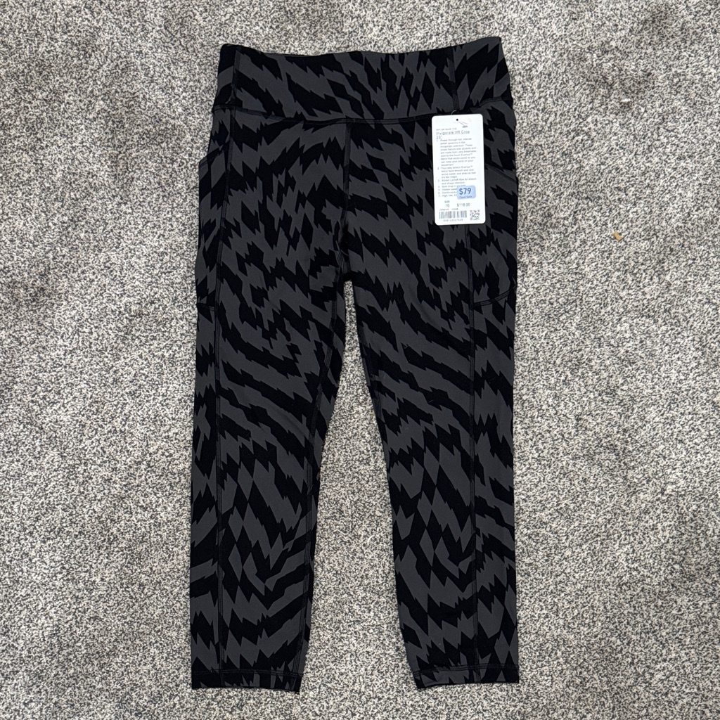 Lululemon Black Zigzag Leggings